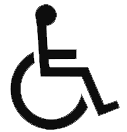 Symbol für Rollstuhl